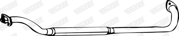 Walker 21815 - Средний глушитель выхлопных газов autosila-amz.com