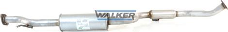 Walker 21362 - Средний глушитель выхлопных газов autosila-amz.com