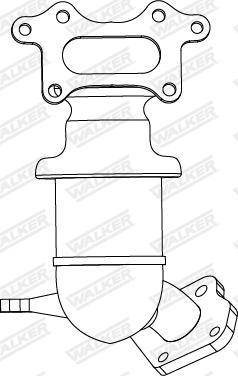 Walker 28846 - Катализатор autosila-amz.com