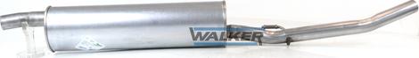 Walker 23661 - Средний глушитель выхлопных газов autosila-amz.com