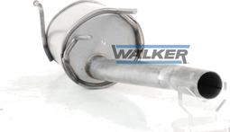 Walker 23053 - глушитель задняя часть Opel autosila-amz.com