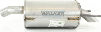 Walker 23038 - Глушитель выхлопных газов, конечный autosila-amz.com
