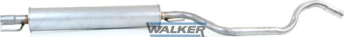 Walker 23157 - Средний глушитель выхлопных газов autosila-amz.com