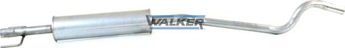 Walker 23139 - Средний глушитель выхлопных газов autosila-amz.com