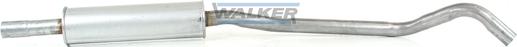 Walker 23255 - Средний глушитель выхлопных газов autosila-amz.com