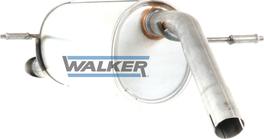 Walker 23227 - глушитель задняя часть Niss autosila-amz.com