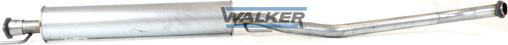 Walker 22502 - Средний глушитель выхлопных газов autosila-amz.com