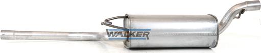 Walker 22612 - Средний глушитель выхлопных газов autosila-amz.com