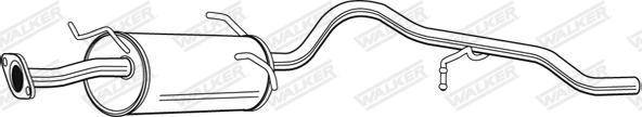 Walker 22632 - Глушитель выхлопных газов, конечный autosila-amz.com
