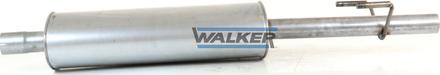 Walker 22021 - Средний глушитель выхлопных газов autosila-amz.com