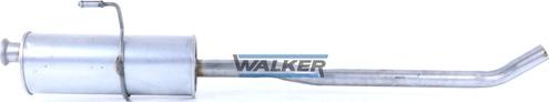 Walker 22149 - Средний глушитель выхлопных газов autosila-amz.com