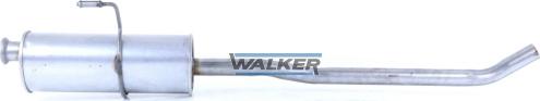 Walker 22149 - Средний глушитель выхлопных газов autosila-amz.com