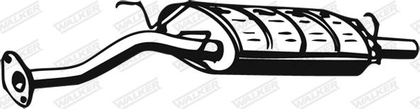 Walker 22139 - Глушитель выхлопных газов, конечный autosila-amz.com