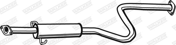 Walker 22138 - Средний глушитель выхлопных газов autosila-amz.com