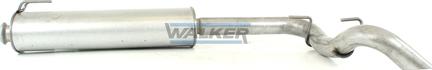 Walker 22896 - Глушитель выхлопных газов, конечный autosila-amz.com