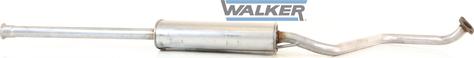 Walker 22832 - Средний глушитель выхлопных газов autosila-amz.com