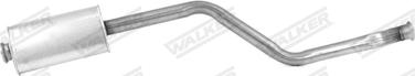 Walker 22398 - Средний глушитель выхлопных газов autosila-amz.com