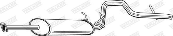 Walker 22731 - Глушитель выхлопных газов, конечный autosila-amz.com