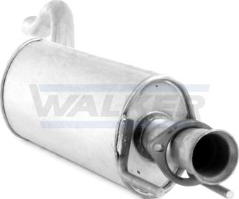 Walker 70357 - Средний глушитель выхлопных газов autosila-amz.com