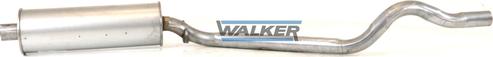 Walker 70323 - Средний глушитель выхлопных газов autosila-amz.com