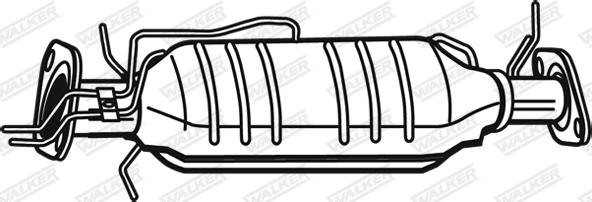 Walker 73050 - Сажевый / частичный фильтр, система выхлопа ОГ autosila-amz.com