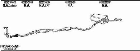 Walker ADK016679 - Система выпуска ОГ autosila-amz.com