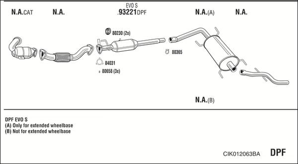 Walker CIK012063BA - Система выпуска ОГ autosila-amz.com