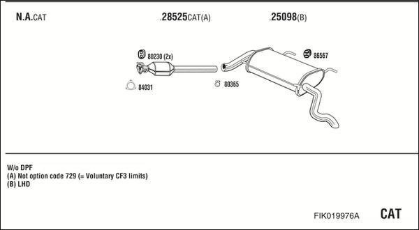 Walker FIK019976A - Система выпуска ОГ autosila-amz.com