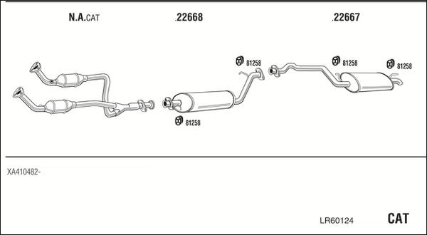 Walker LR60124 - Система выпуска ОГ autosila-amz.com