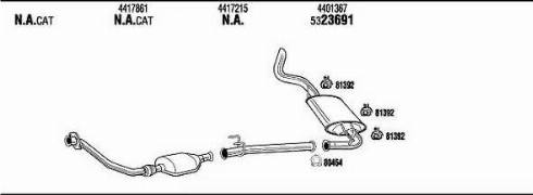 Walker OPK023501AD - Система выпуска ОГ autosila-amz.com