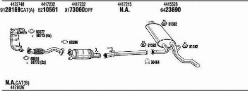 Walker OPK027516CB - Система выпуска ОГ autosila-amz.com