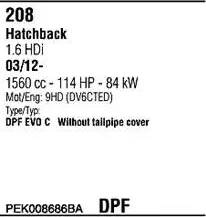 Walker PEK008686BA - Система выпуска ОГ autosila-amz.com