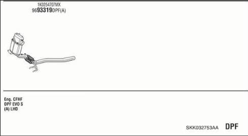 Walker SKK032753AA - Система выпуска ОГ autosila-amz.com