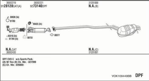 Walker VOK109449BB - Система выпуска ОГ autosila-amz.com