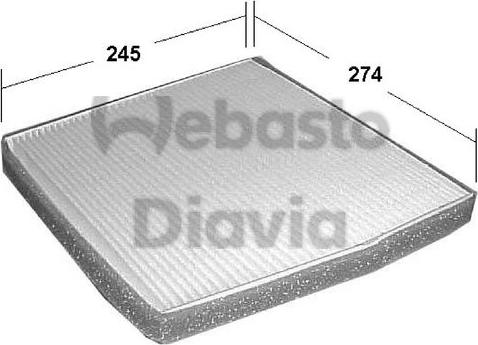 Webasto 82D0325129A - Фильтр воздуха в салоне autosila-amz.com