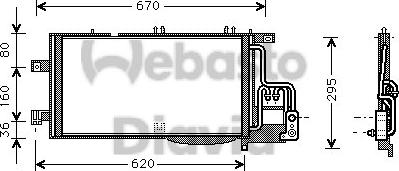 Webasto 82D0225498A - Конденсатор кондиционера autosila-amz.com