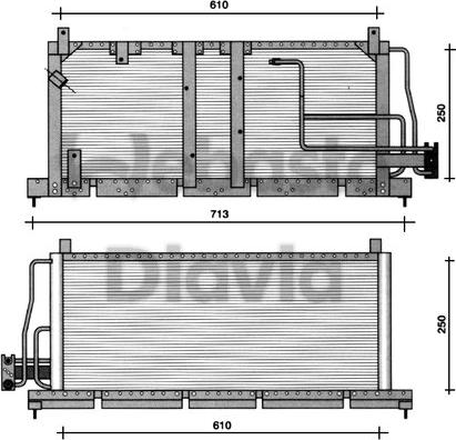 Webasto 82D0225046A - Конденсатор кондиционера autosila-amz.com