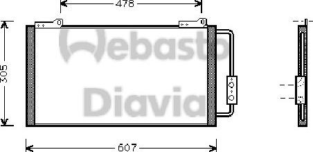 Webasto 82D0225141A - Конденсатор кондиционера autosila-amz.com