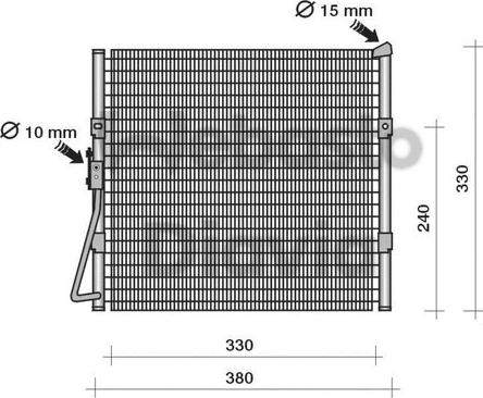 Webasto 82D0225122A - Конденсатор кондиционера autosila-amz.com