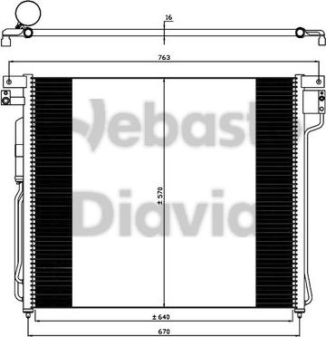 Webasto 82D0226245MA - Конденсатор кондиционера autosila-amz.com