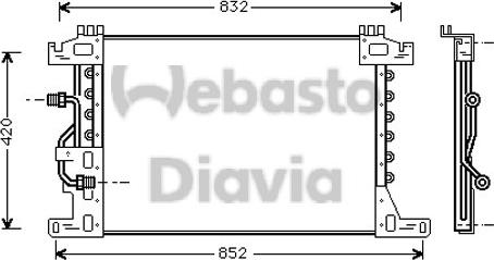 Webasto 82D0226214MA - Конденсатор кондиционера autosila-amz.com