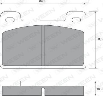 HELLA 8DB 355 005-761 - Тормозные колодки, дисковые, комплект autosila-amz.com