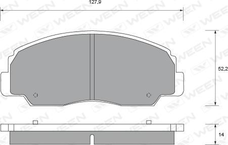 Magneti Marelli 363700201285 - Тормозные колодки, дисковые, комплект autosila-amz.com