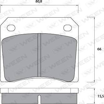 DON 03 01499 10 - Тормозные колодки, дисковые, комплект autosila-amz.com