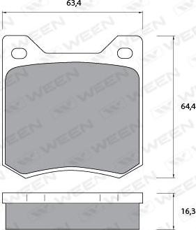 TRW Engine Component GDB575 - Тормозные колодки, дисковые, комплект autosila-amz.com