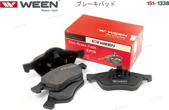 Ween 151-1338 - Тормозные колодки дисковые передние RENAULT Laguna autosila-amz.com