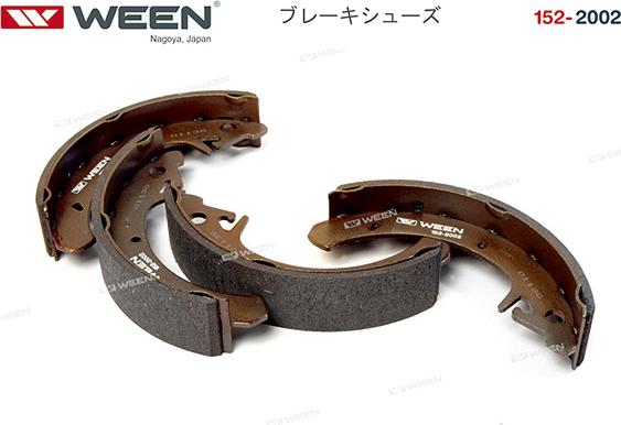 Ween 152-2002 - WEEN Тормозные колодки барабанные LADA 2108-2115, Kalina 1117-1119, Priora 2170-2172 autosila-amz.com