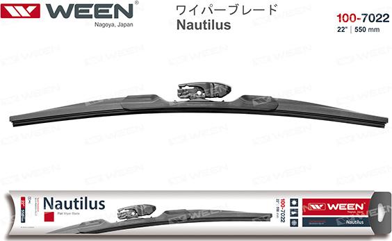 Ween 1007022 - Щётка с/о бескаркасная 550mm универсальная, адаптер-трансформер Nautilus autosila-amz.com