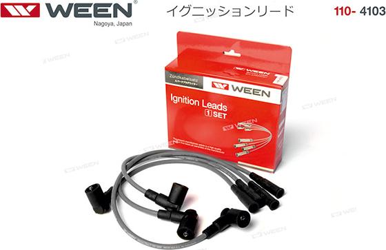 Ween 110-4103 - Высоковольтные провода N-Silicone Класс F, 8V, инж. LADA 2108 2115 WEEN 110-4103 autosila-amz.com