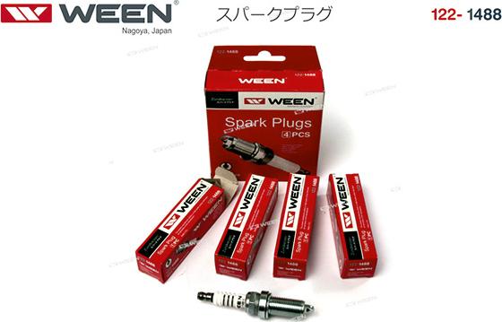 Ween 122-1488 - Свеча зажигания  платиновая CITROEN, INFINITI, LANCIA, NISSAN, PEUGEOT, RENAULT autosila-amz.com